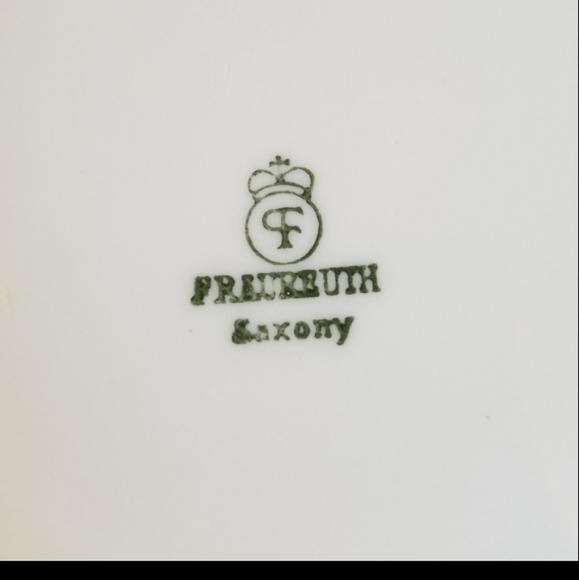 Porzellanfabrik Fruereuth Antique vegetable dish with lid(Rare) - Picture 6 of 7